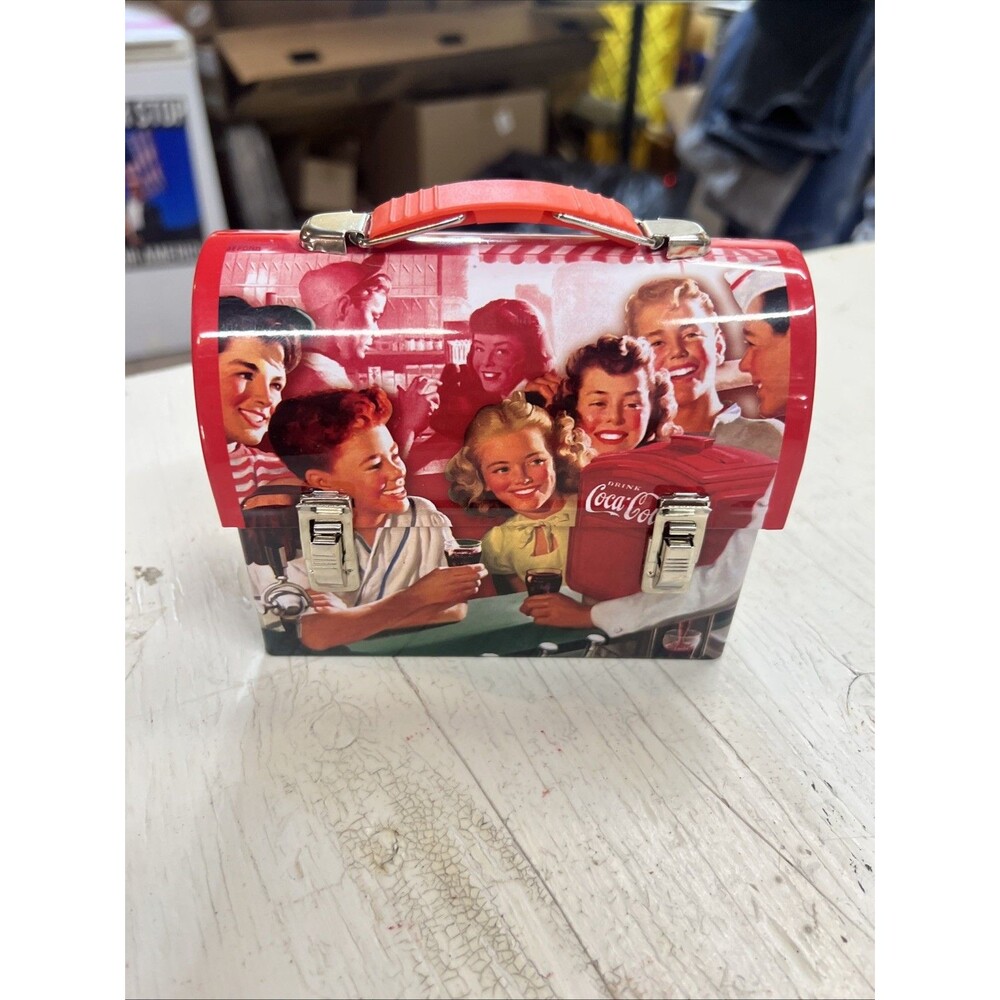 Coca-Cola Mini Lunch Box 5 1/2"x4"x2 1/2"
